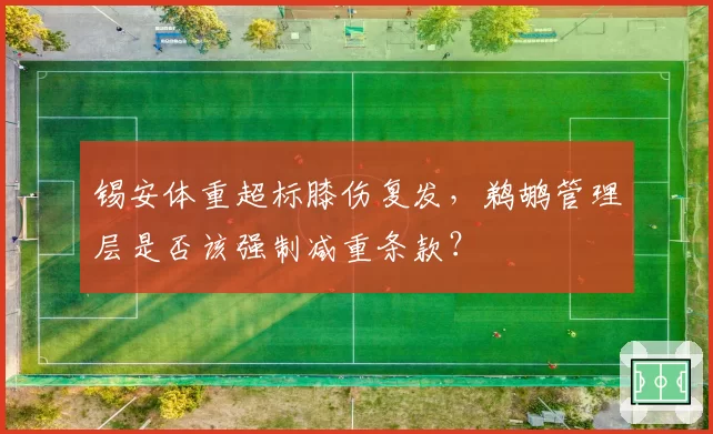 锡安体重超标膝伤复发，鹈鹕管理层是否该强制减重条款？